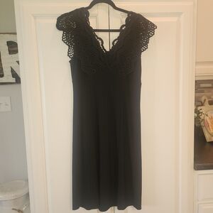 NWT White House Black Market Size Small Black Lace Dress